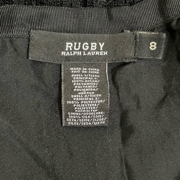 Ralph Lauren Rugby Mesh & Lace Tiered Mini Skirt - Picture 7 of 7